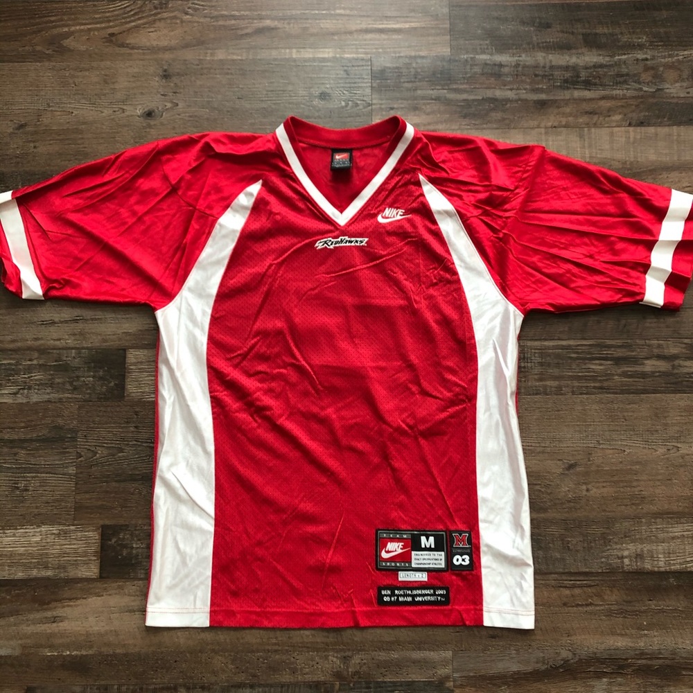 NWOT - Miami Ohio Red Hawks #7 Ben Roethlisberger Jersey